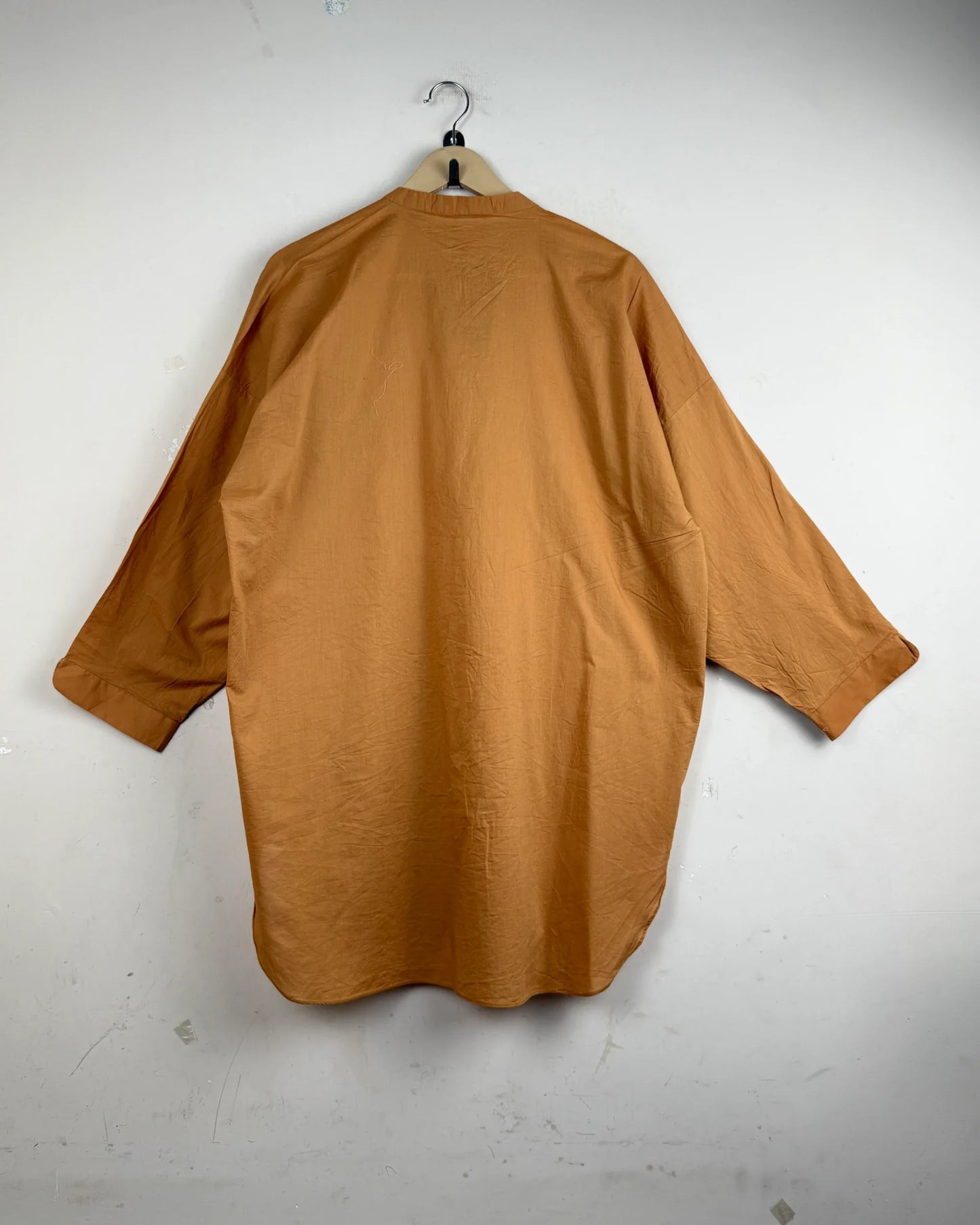 Buy Mustered Cotton Summer Kurti by Nishat - Premium condition for | Preloved OTS Pakistan (SK-25)