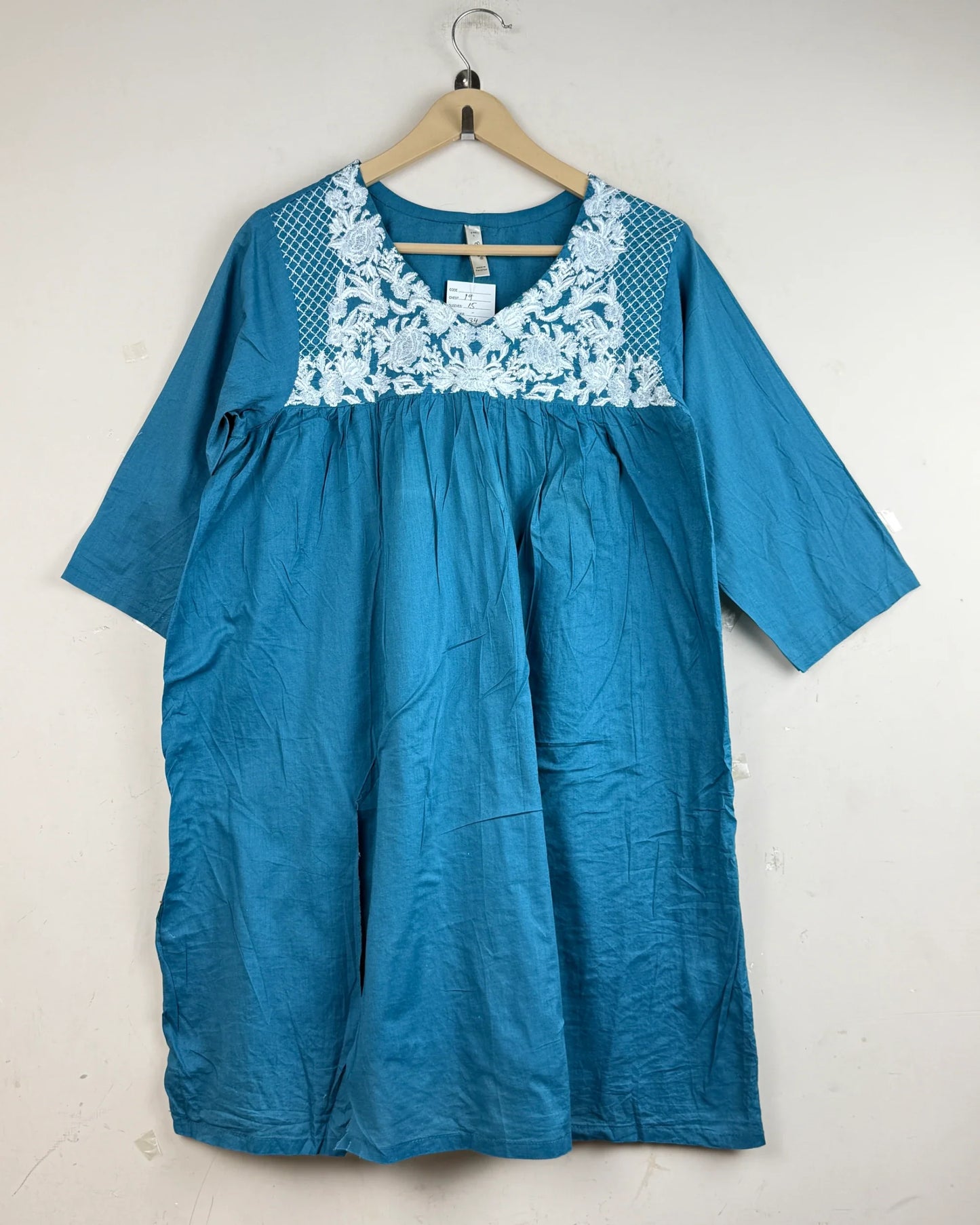 Shop Good Summer Kurti by CIRCLE PRET | Preloved Branded Clothes | SeaGreen LAWN | | OTS Thrift Store Lahore Pakistan