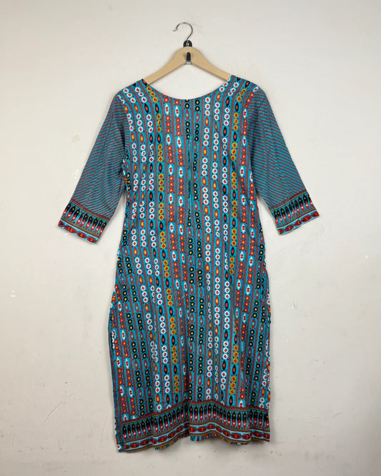 Find Premium Multi Summer Kurti by Sadia Collection for | Shop OTS Thrift Store Pakistan (SK-36)
