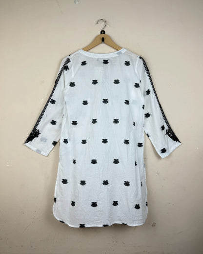 Buy Premium Summer Kurti in White LAWN by KHAADI for | OTS Thrift Store Pakistan