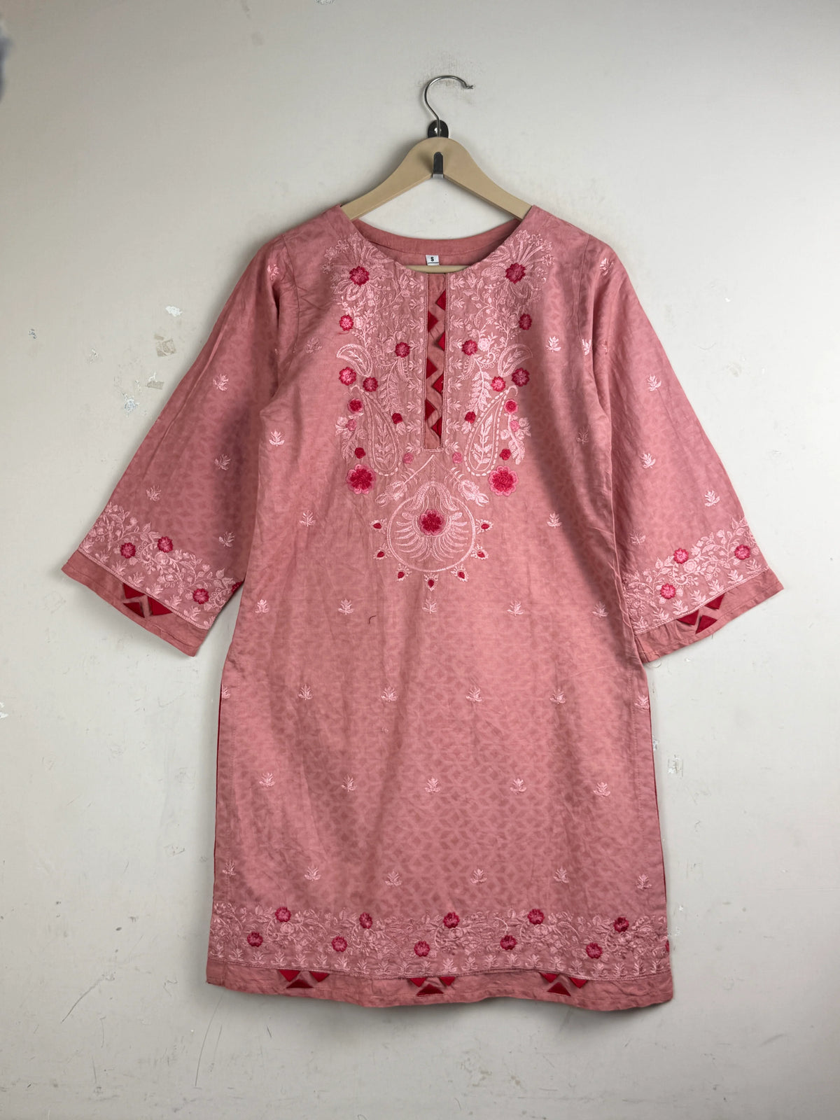SUNNY DOT Coral Summer Kurti (SK-53)