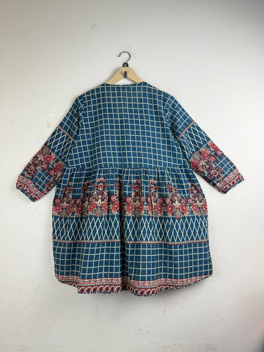 Preloved Summer Kurti by KHAADI in Multi Lawn for Women - Premium Condition | OTS Pakistan (SK-63)