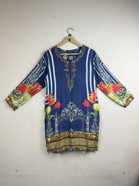 MEMSAAB Blue Summer Kurti (SK-70)