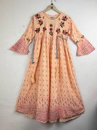 MAYER Peachpuff Summer Kurti (SK-72)