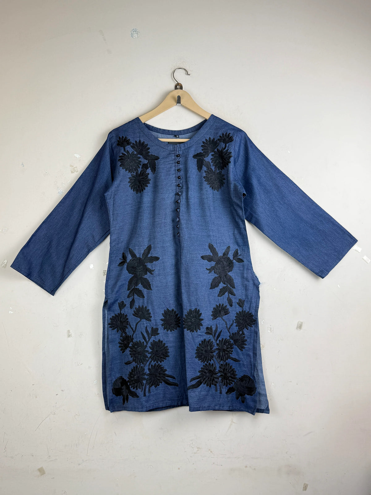 CUT LABEL Blue Summer Kurti (SK-77)