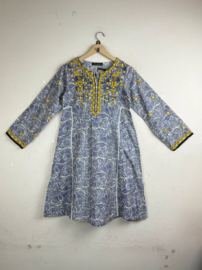 Premium Condition Summer Kurti | Preloved LIMELIGHT | Blue Lawn | Thrift Shop for Women Peshawar Pakistan | OTS