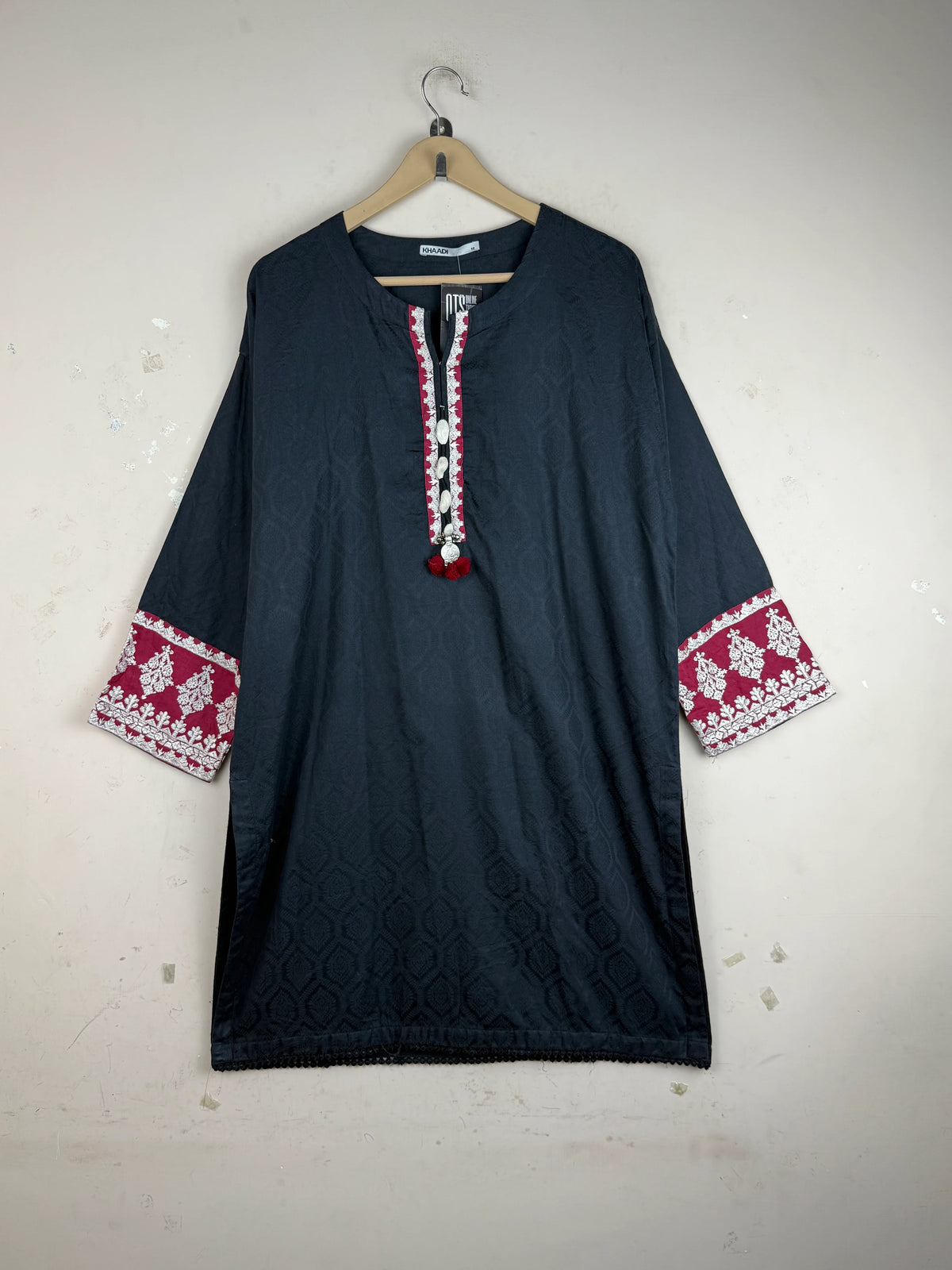 KHAADI Black Summer Kurti (SK-88)