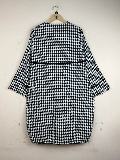 Find Premium Plus Black & White Summer Kurti by ETHNIC for Women | Shop OTS Thrift Store Pakistan (SK-90)