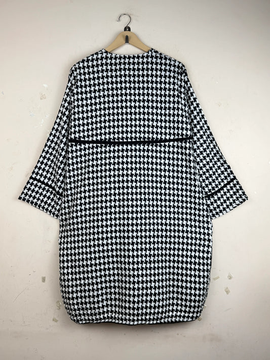 Find Premium Plus Black & White Summer Kurti by ETHNIC for Women | Shop OTS Thrift Store Pakistan (SK-90)