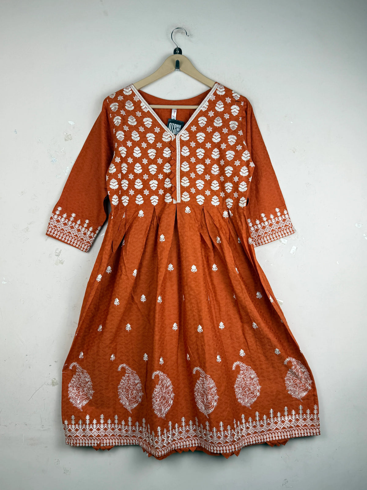 SUNNY DOT Orange Summer Kurti (SK-93)