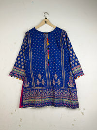 BIN JAMIL Blue Summer Kurti (SK-95)