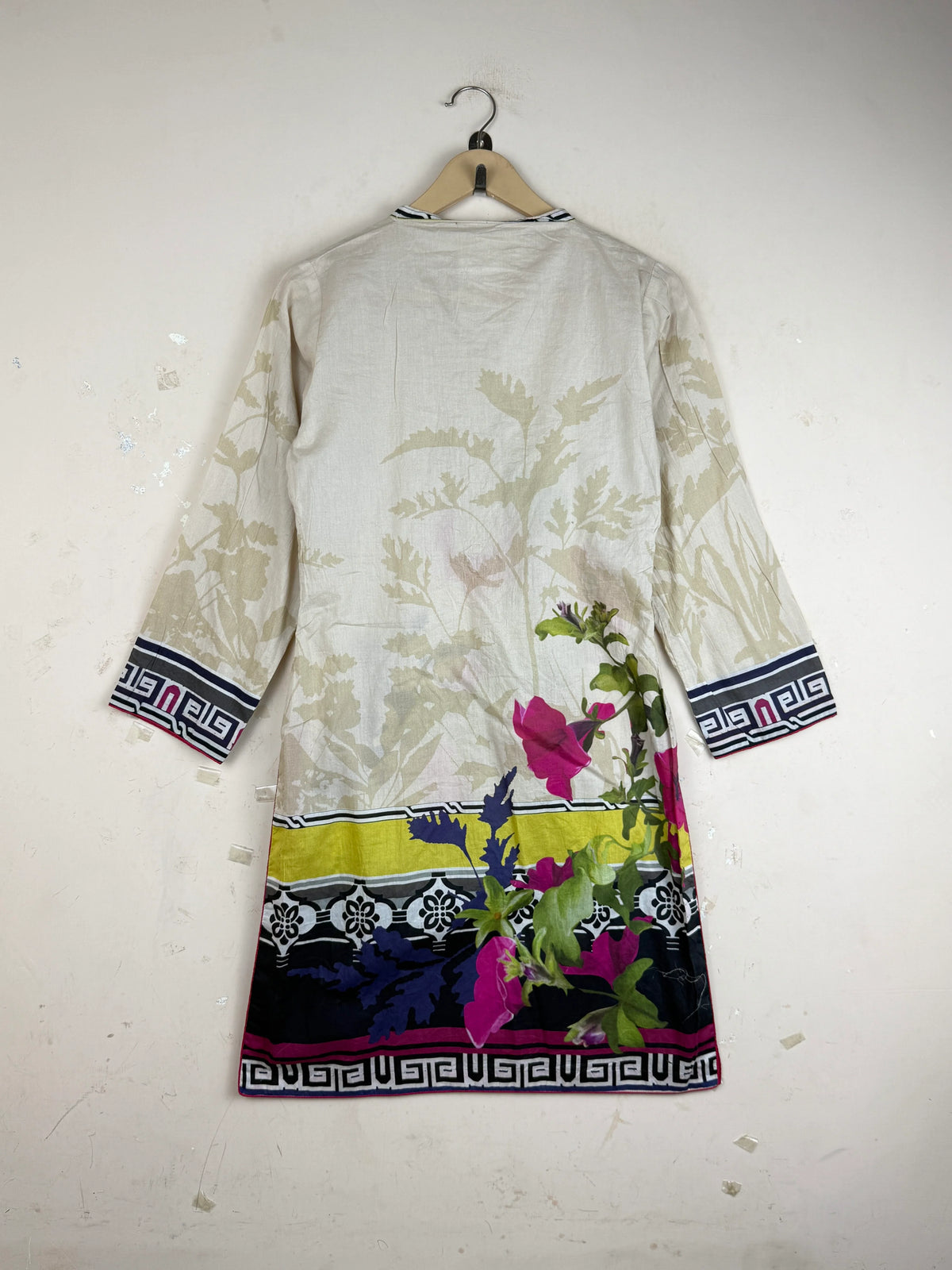 CUT LABEL Beige Summer Kurti (SK-97)