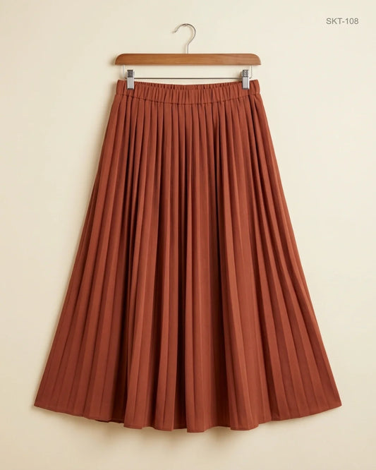 Women's skirts | Shein | Preloved Branded | Brown Polyester | Premium | OTS Thrift Store Peshawar Pakistan
