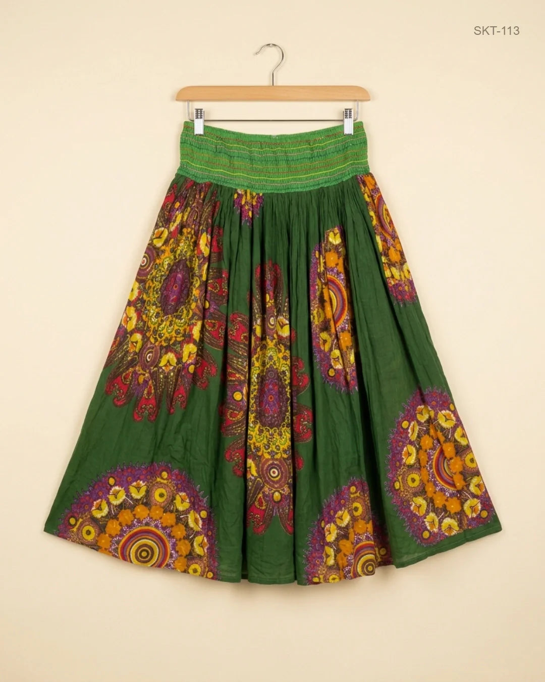 C.A.M (SKT-113) Green Women'S Skirts