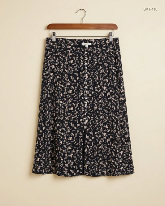 Premium Condition Women's skirts | Preloved Monsoon | DarkBlue Cotton | Thrift Shop for Womens Peshawar Pakistan | OTS