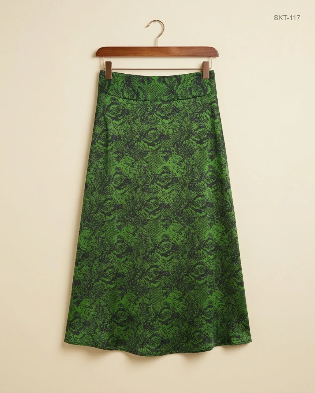 Premium Condition Women's skirts | Preloved Ange | Green Polyester | Thrift Shop for Womens Lahore Pakistan | OTS
