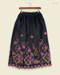 CUT LABEL (SKT-118) Black Women'S Skirts