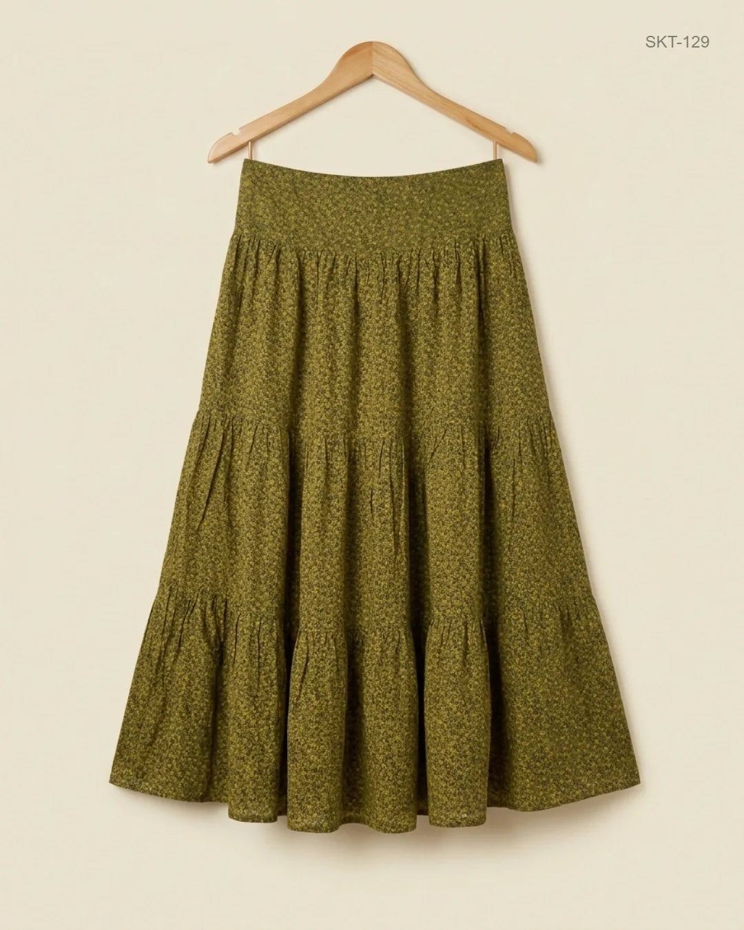 CUT LABEL (SKT-129) Green Women'S Skirts