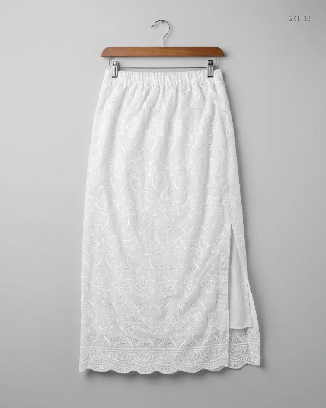Women's skirts | CUT LABEL | Preloved Branded | White Cotton | Premium | OTS Thrift Store Islamabad Pakistan
