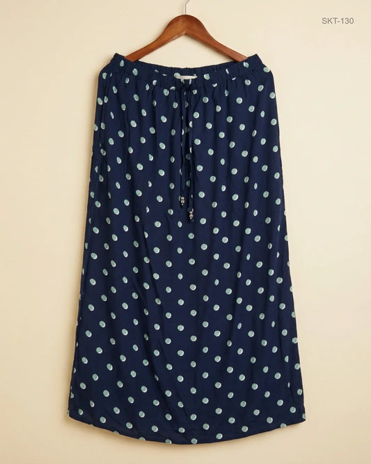 UK Imported secondhand Women's skirts - George brand, Blue Viscose, Premium condition, for Womens - Online Thrift Store Islamabad Pakistan