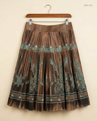 PURE & NATURAL (SKT-131) Brown Women'S Skirts
