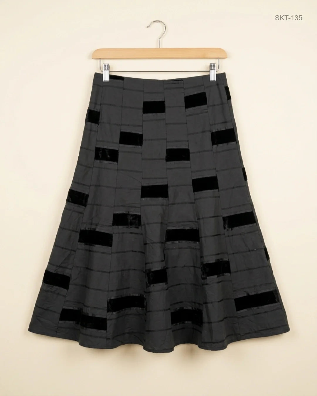 UK Imported secondhand Women's skirts - PHASE EIGHT brand, Black Cotton, Premium condition, for Womens - Online Thrift Store Lahore Pakistan