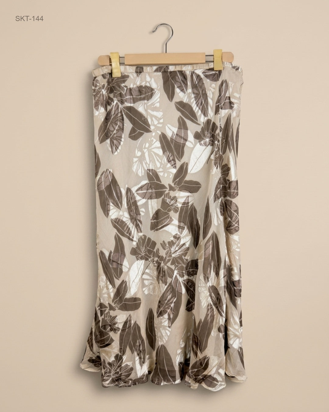 JACQUES VERT (SKT-144) A-Line Floral Maxi Skirt