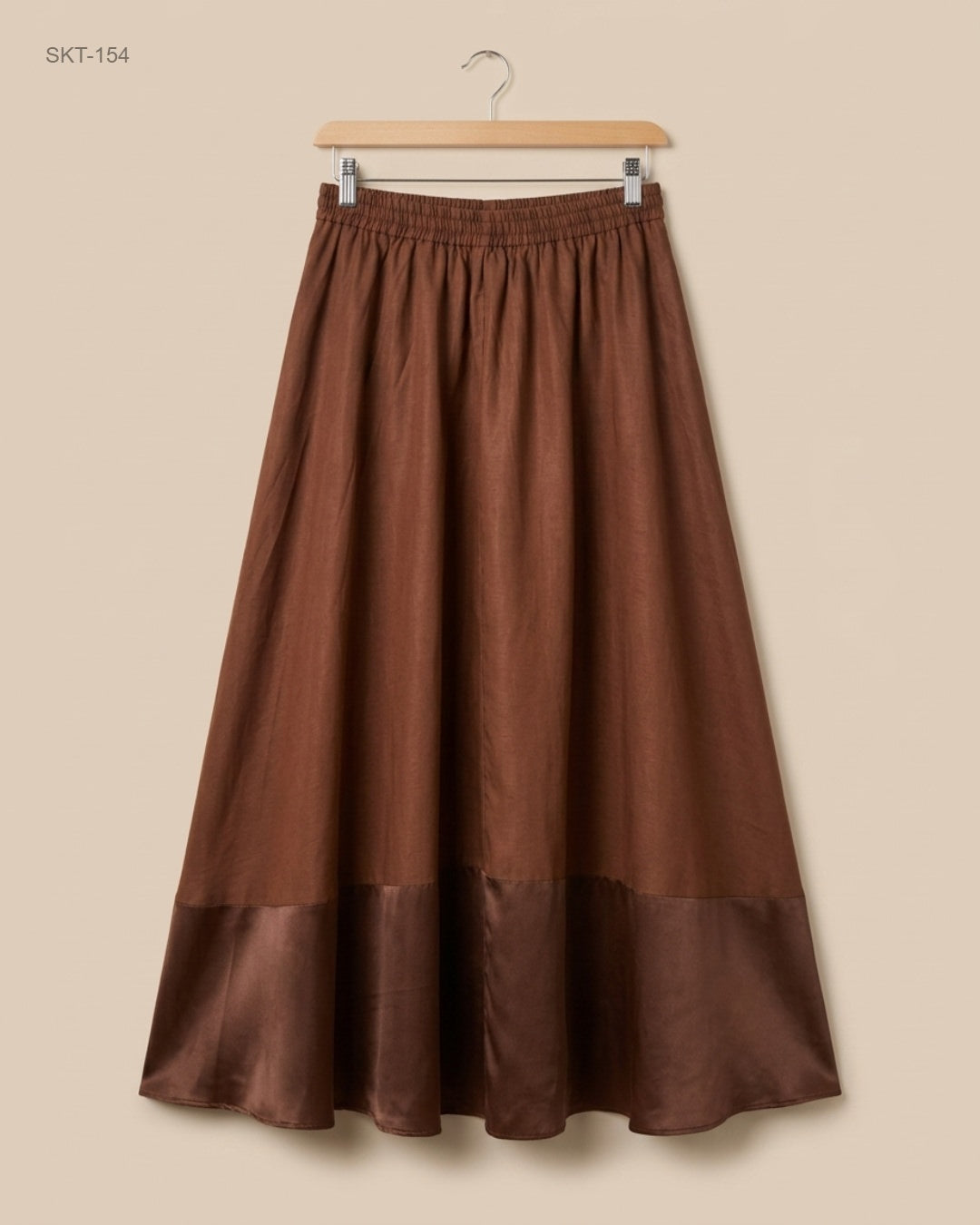 CUT LABEL (SKT-154) Maxi Flared Skirt