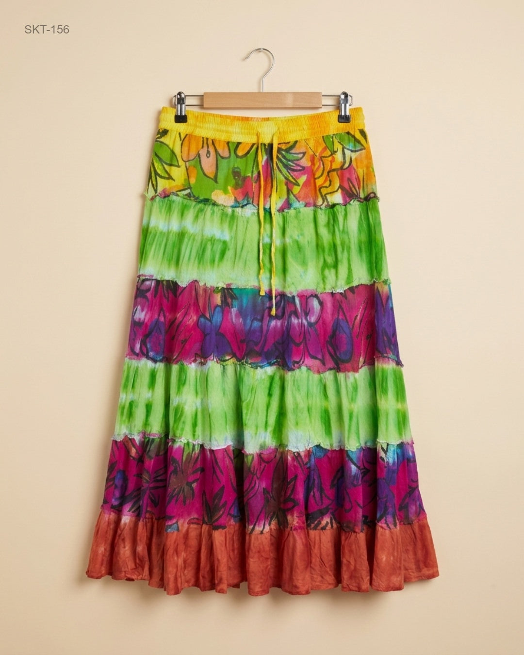 CUT LABEL (SKT-156) Tiered Maxi Skirt