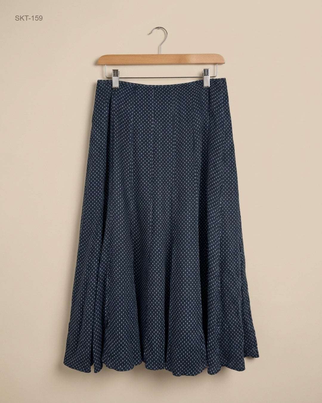 PER UNA (SKT-159) Printed A-Line Midi Skirt
