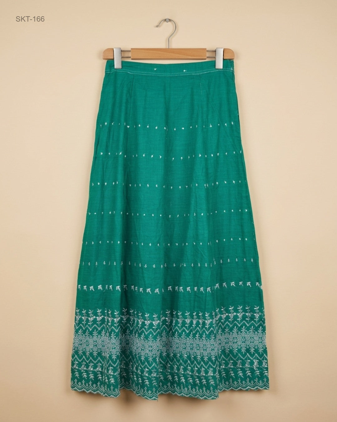 CUT LABEL (SKT-166) Embroidered Maxi Skirt