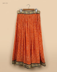 CUT LABEL (SKT-170) Bandhani Print Maxi Skirt