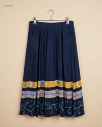 CUT LABEL (SKT-173) A-Line Pleated Skirt