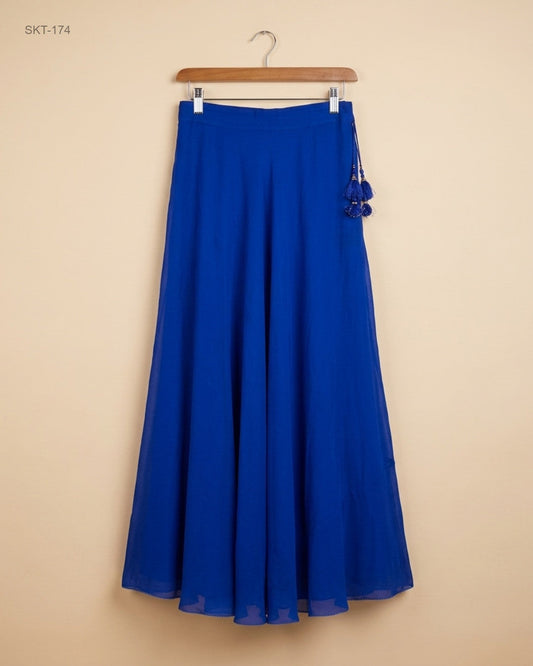 Shop Excellent Women's skirts by CUT LABEL | Preloved Branded Clothes | Blue Polyester | Womens | OTS Thrift Store Lahore Pakistan