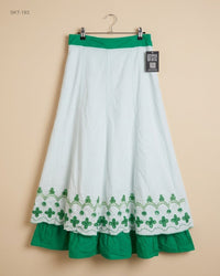 TOLU (SKT-183) Embroidered Layered Maxi Skirt