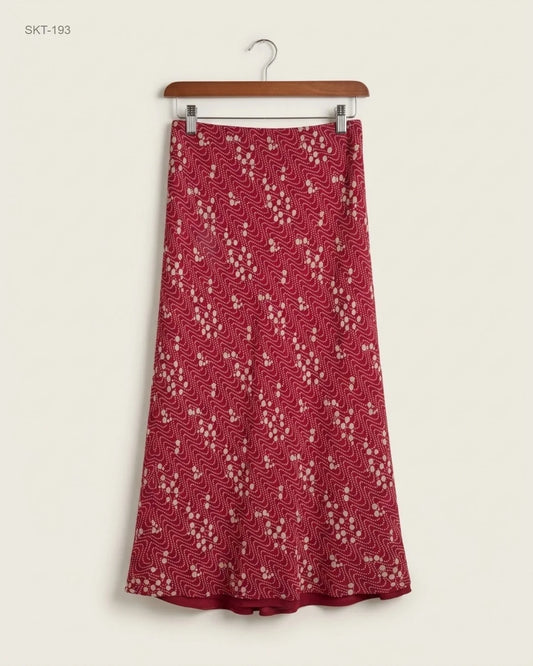 Premium Condition Women's skirts | Preloved Monsoon | Pink Polyester | Thrift Shop for Womens Lahore Pakistan | OTS