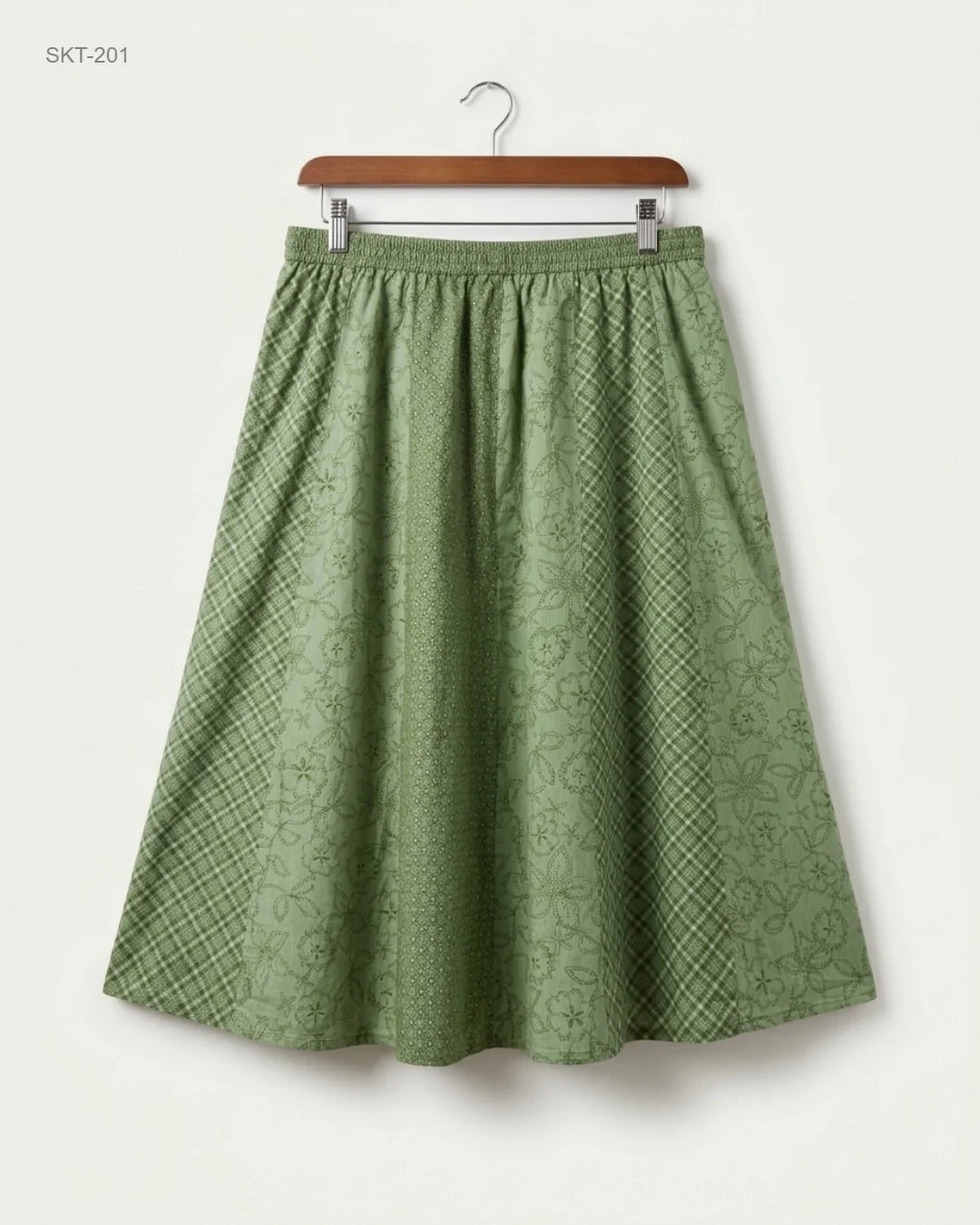 Women's skirts | BM | Preloved Branded | Green Cotton | Premium | OTS Thrift Store Karachi Pakistan