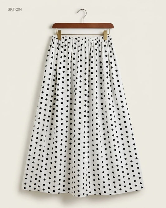 UK Imported secondhand Women's skirts - CUT LABEL brand, Black & White Polyester, Premium condition, for Womens - Online Thrift Store Lahore Pakistan