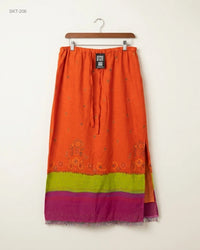 F.L MALIK (SKT-206) Bohemian Maxi Skirt