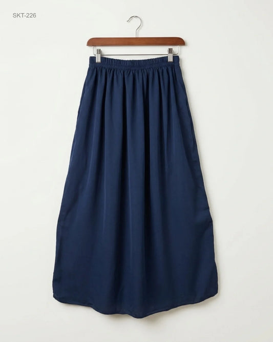 Premium Condition Women's skirts | Preloved CUT LABEL | Blue Polyester | Thrift Shop for Womens Peshawar Pakistan | OTS