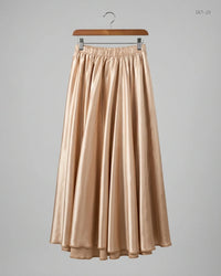 CUT LABEL Gold Color Women'S Skirts (SKT-29)