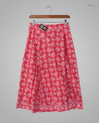 CUT LABEL Red Women'S Skirts (SKT-33)