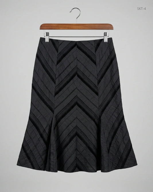 Preloved Premium Women's skirts by M&Co, Black Viscose for - OTS Thrift Shop Karachi Pakistan