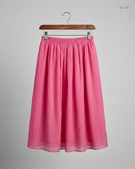 Women's skirts | H&M | Preloved Branded | Pink Polyester | Premium | OTS Thrift Store Peshawar Pakistan