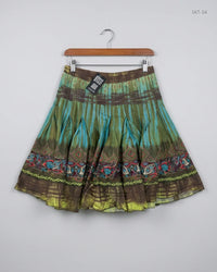 SOIRE Green Women'S Skirts (SKT-54)