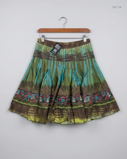 Shop Premium Women's skirts by soire | Preloved Branded Clothes | Green Cotton | | OTS Thrift Store Islamabad Pakistan