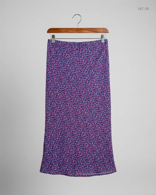 Premium Condition Women's skirts | Preloved Monsoon | Purple Polyester | Thrift Shop for Karachi Pakistan | OTS