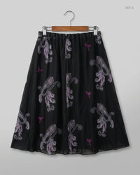 CUT LABEL Black Women'S Skirts (SKT-6)