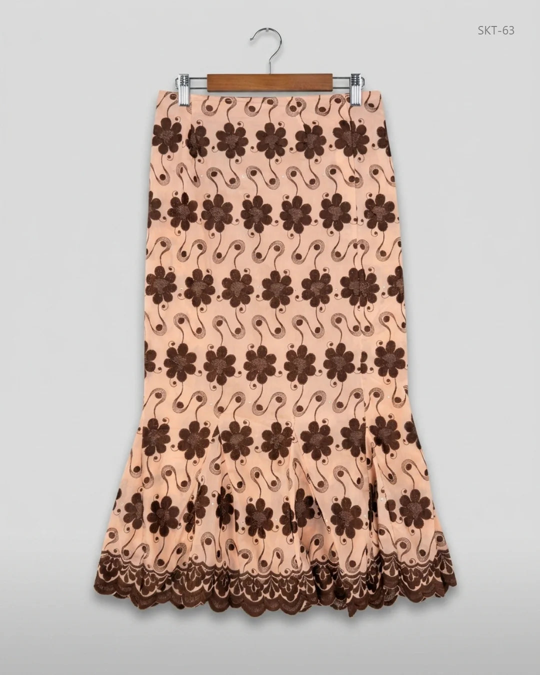 CUT LABEL Beige Women'S Skirts (SKT-63)