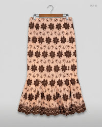 CUT LABEL Beige Women'S Skirts (SKT-63)